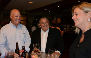 Pictured (LtoR) Bill Fisher, Fisher Design CEO; Jim Schultz, Hofmann Brands board chair; and Sarah Quackenbush, Planit director of client engagement