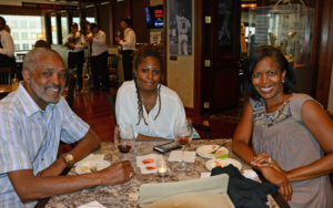 Pictured (LtoR) Iress Dean, U.S. Army budget analyst; Janel Coleman, Hofmann Brands business analyst; and Lucida Anderson Hughes, The Frugal Socialite writer