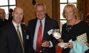 Pictured (LtoR) Bill Heiser, Cristo Rey Jesuit High School president; Bill Fusting, retired Legg Mason senior vice president; and Liz Fusting, community volunteer
