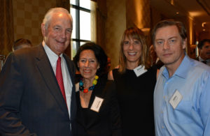 Pictured (LtoR) Earl Linehan, founder/board member/event co-host; Darielle Linehan, retired bookseller; Alison Zaneski, Nurturing Nature acupuncturist; and John Berndt, The Berndt Group CEO