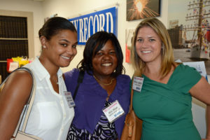 Pictured (LtoR) Lindsay Staton, Sagamore Development community affairs assistant; Alicia Wilson, Sagamore Development vice president of community affairs/legal advisor; and Whitney Leydecker, American Red Cross regional development officer