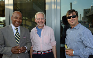 Pictured (LtoR) Eric Bryant, Rifkin Weiner Livingston attorney; James De Lorbe, MADE: In America chair; and Brian Treacy, Sagamore Spirit president