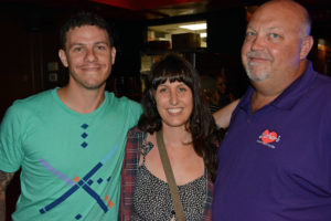 Pictured (LtoR) Kenny Liner, Believe in Music Program executive director; Jessica Liner, Baltimore city massage therapist; and Dave Rather, Mother's president