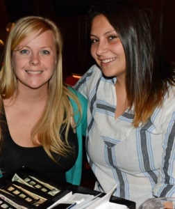 Pictured (LtoR) Hannah Wulczyn, Mother's waitress/special events coordinator; and Elena Caballero, Mother's waitress/future RN