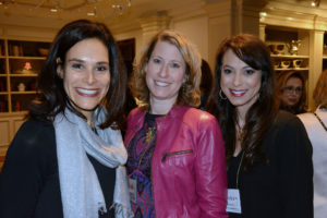 Pictured (LtoR) Robin Neumann, Beth Tfiloh Dahan Community School 4th grade teacher; Leslie Pomerantz, The Associated chief development officer; and Jessica Silverman, Silver Lining owner